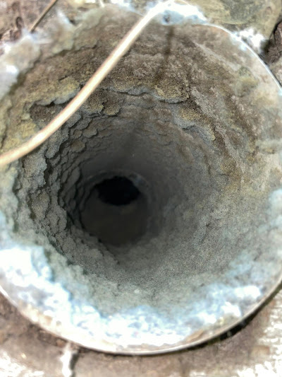 High-pressure air cleaning method