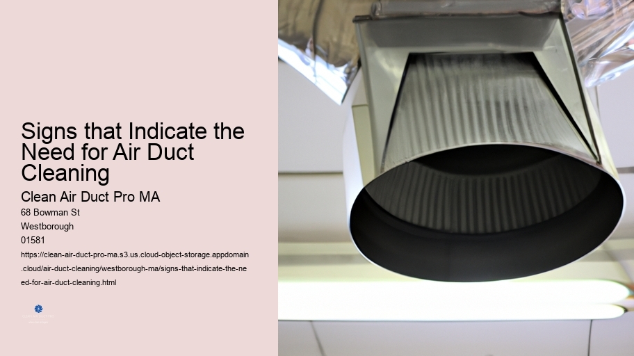 Signs that Indicate the Need for Air Duct Cleaning